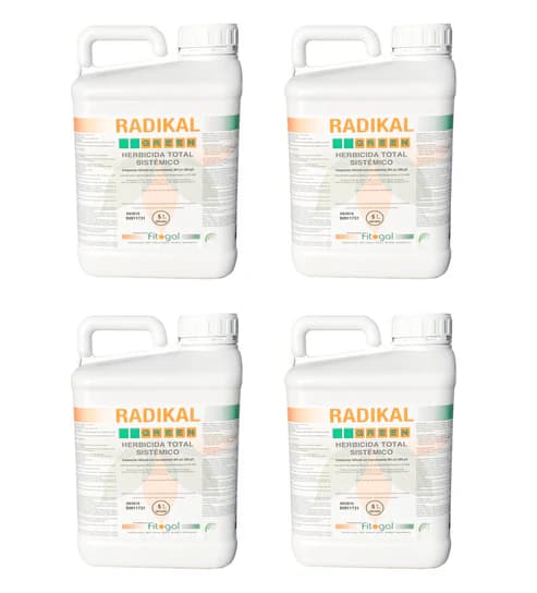 Herbicide Radikal Professionnel 4x5L tous jardins - Image 1