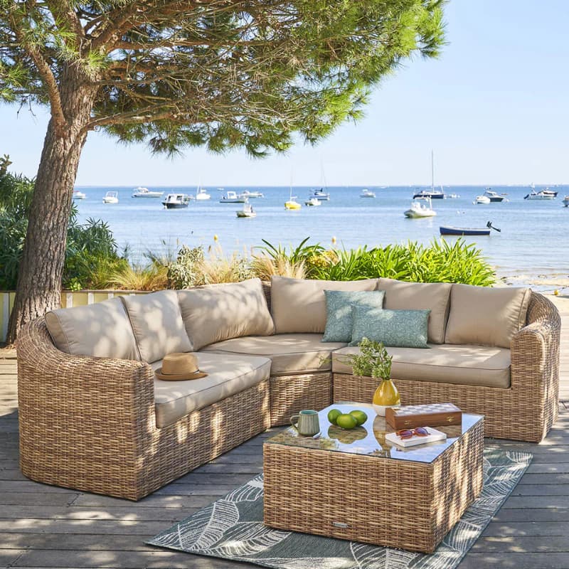 Salon d'angle de jardin MAYA - 5 places - Image 1