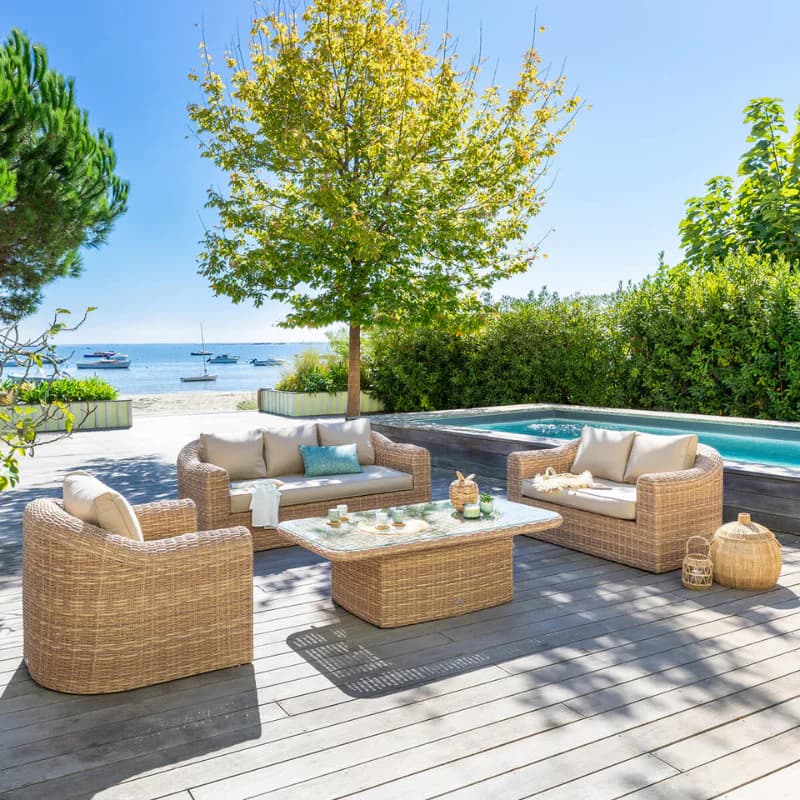 Salon de jardin BORA - 6 places - Image 1