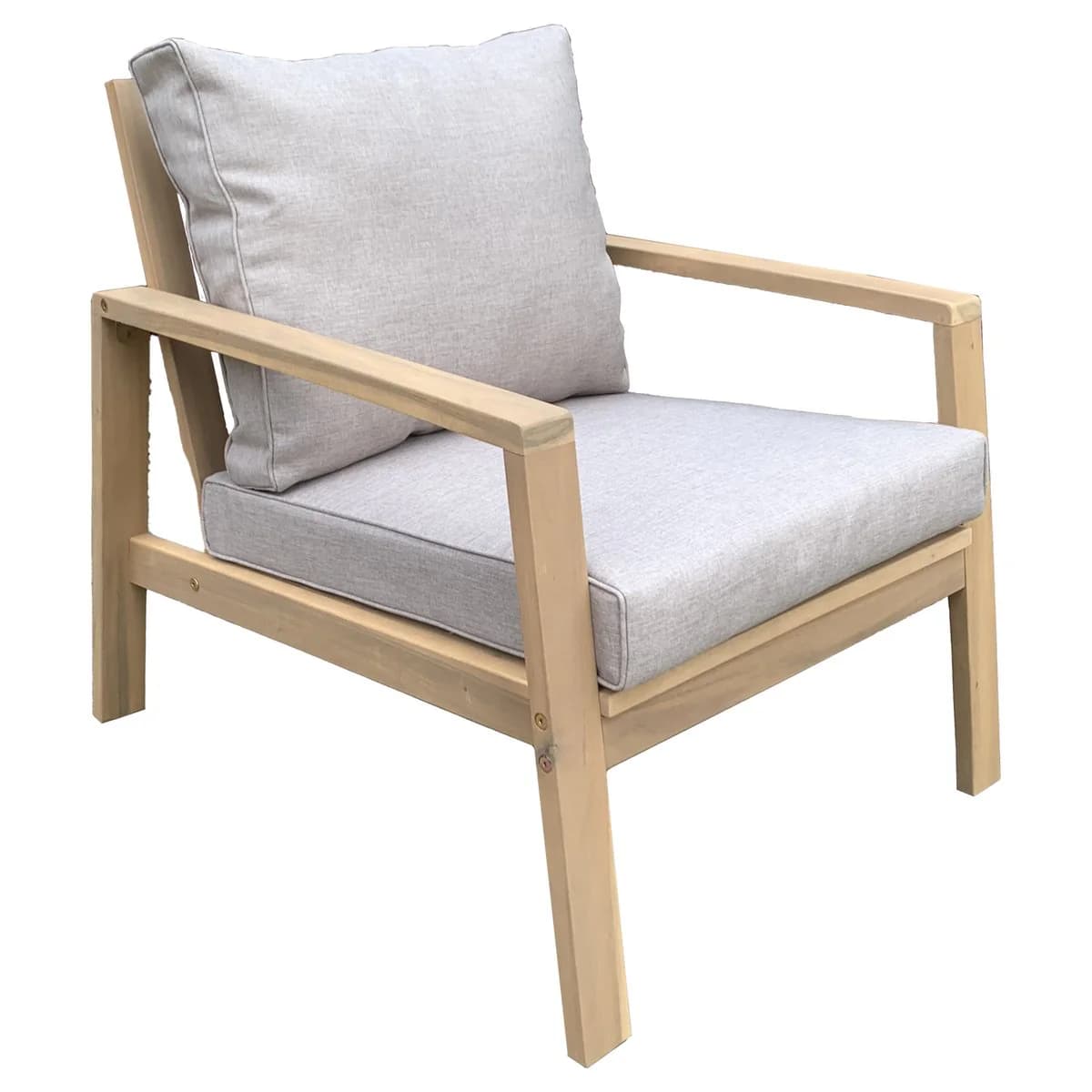 Salon de jardin en acacia - 2 Places - illustration 3