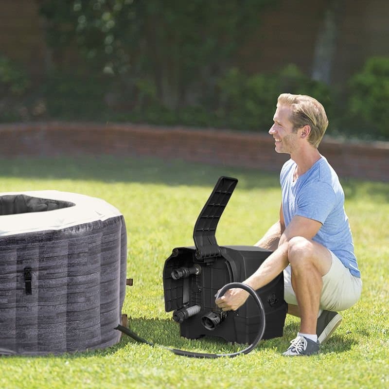 Spa Intex Pure Spa Ardoise bulles 6 places luxe - illustration 3